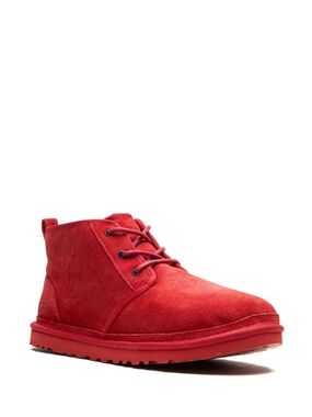 UGG Size Women 5 / Eu 35 / Kids 3 Neumen Red Suede Lace Up Boots